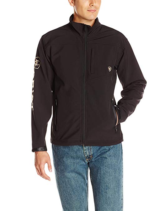 Ariat Men's Logo Softshell Jacket, Black, X-Large