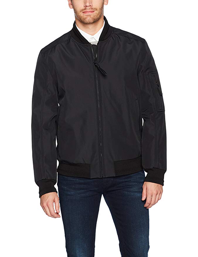 Marc New York by Andrew Marc Men's Duncan Bonded Shell Baseball Jacket