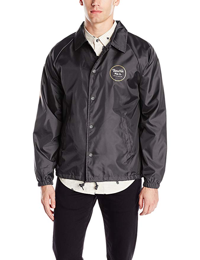 Brixton Men's Wheeler Standard Fit Windbreaker Jacket