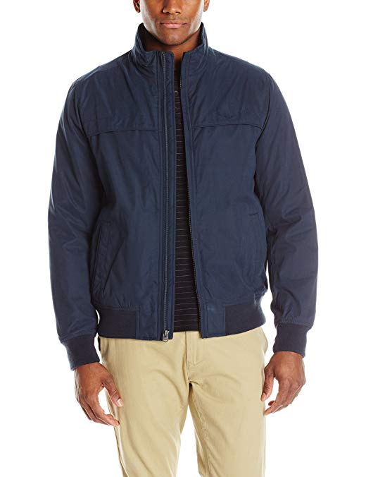 Dockers Men's Microtwill Golf Bomber Jacket