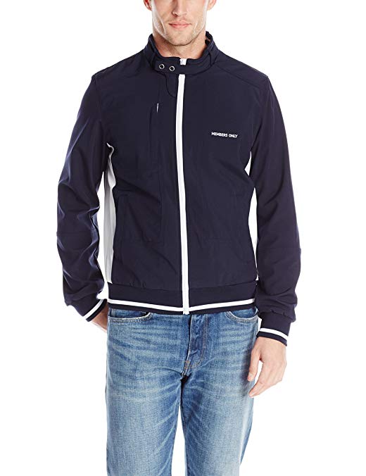 Members Only Men's Four Way Stretch Track Jacket