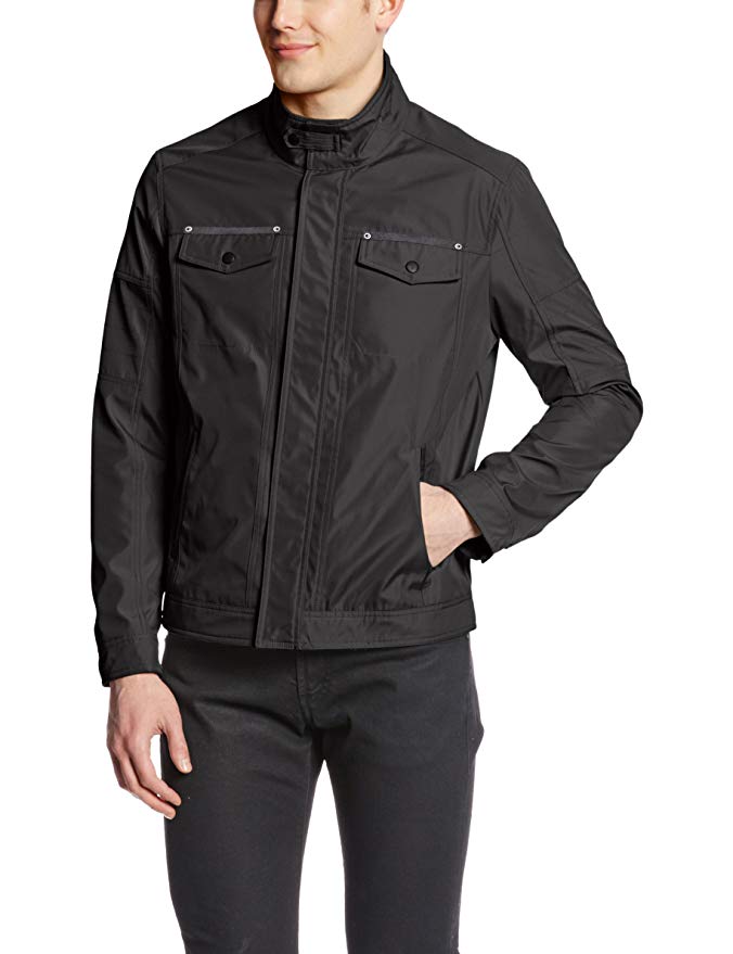 Kenneth Cole REACTION Men's Bonded Moto Jacket