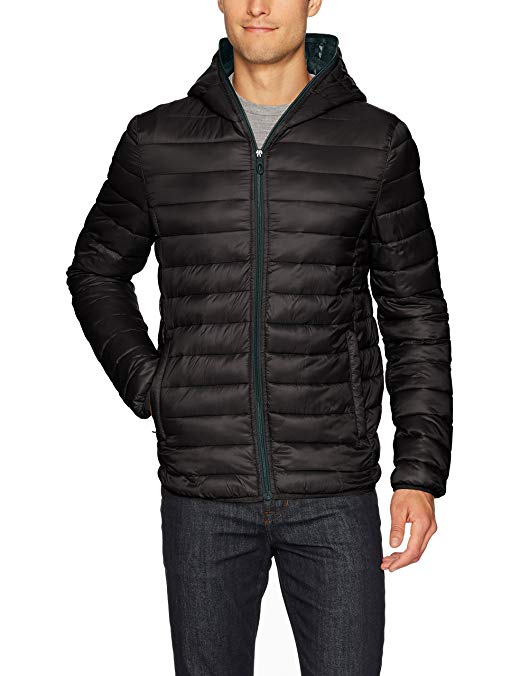 Kenneth Cole New York Men's Hooded Packable Jacket