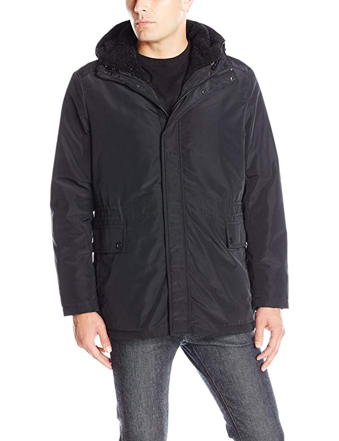 Calvin Klein Men's Faille Anorak