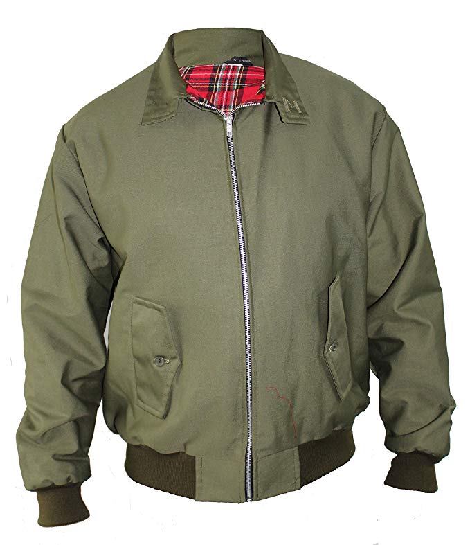 Harrington Jacket Classic/Retro/Mod/Scooter by SKYTEXUK, 10 Colours, Sizes XS - 8XL