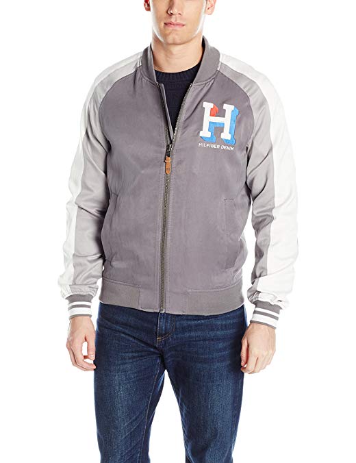 Tommy Hilfiger Denim Men's Varsity Bomber Jacket