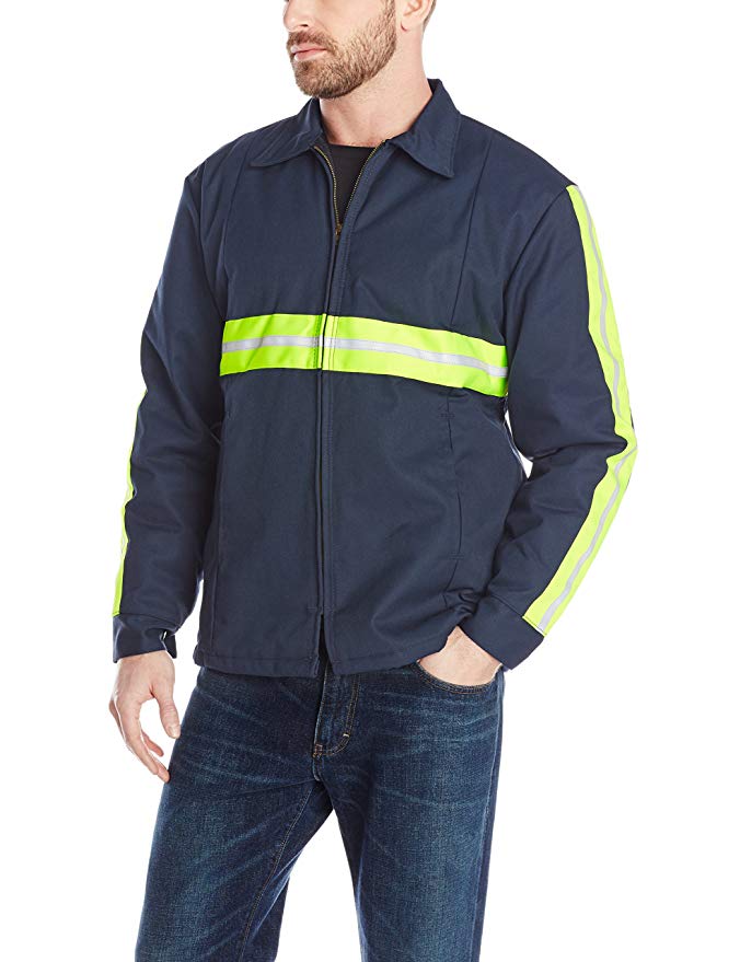 Red Kap Men's Enhanced Visibility Perma Lined Panel Jacket