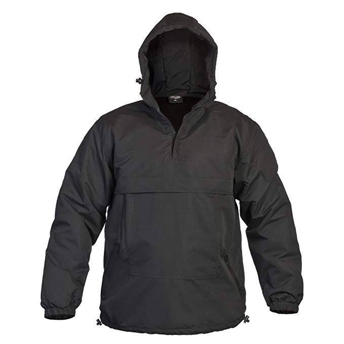 Mil-Tec Combat Summer Anorak Weather Jacket - Black, XX-Large