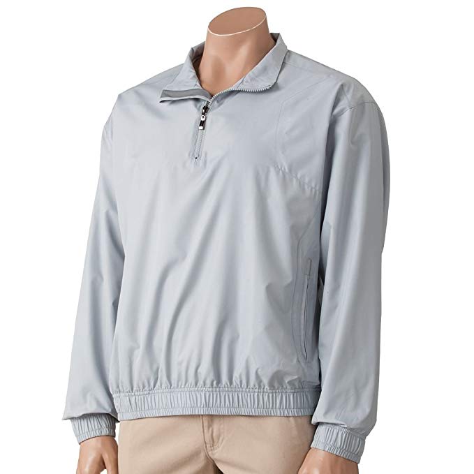 Grand Slam Performance Golf Men's 1/4-Zip Pullover Windbreaker - Stay Dry