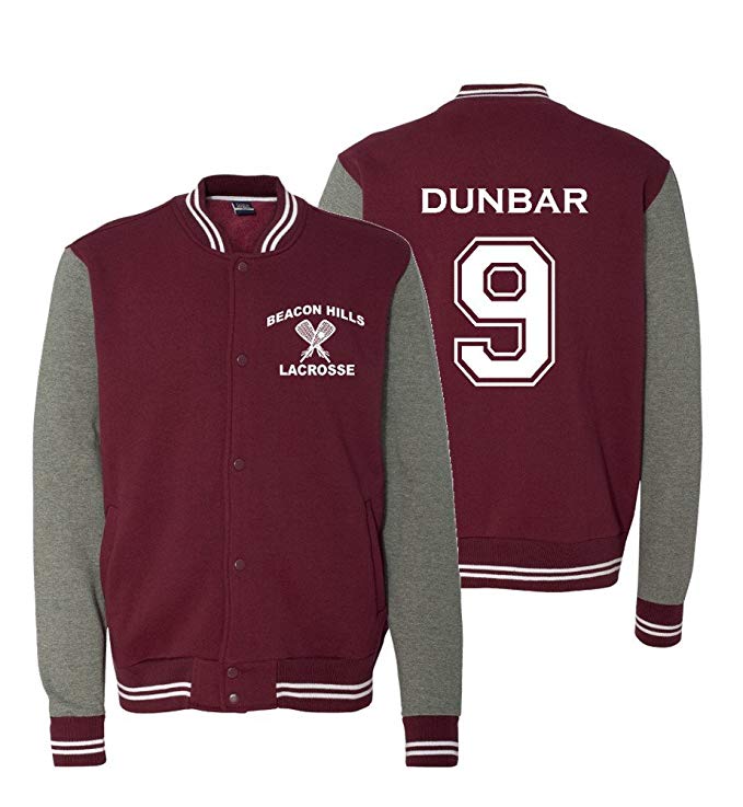 Adult Teen Wolf Beacon Hills 2-Sided Dunbar Sweatshirt Jacket