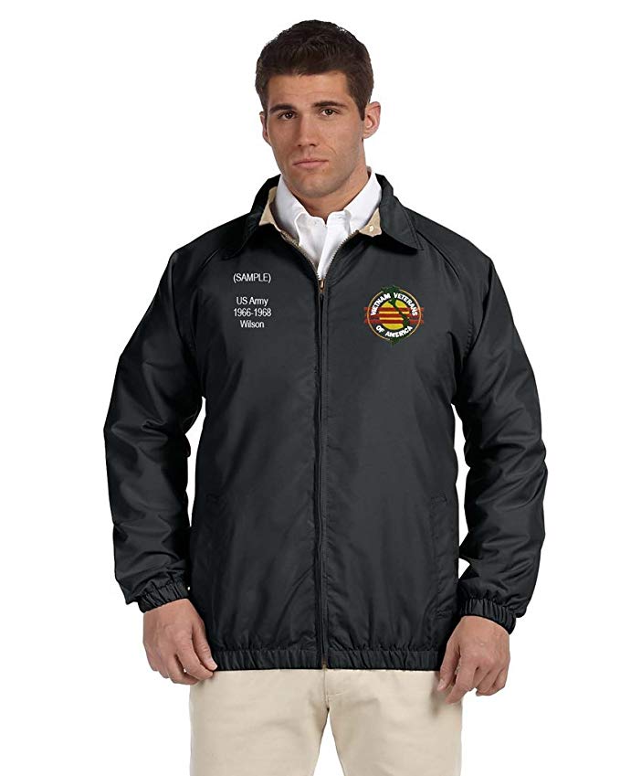 Vietnam Veteran Personalized Custom Embroidered Lightweight All Season Jacket