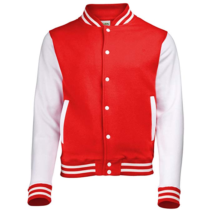 AWDis Hoods Varsity Letterman jacket