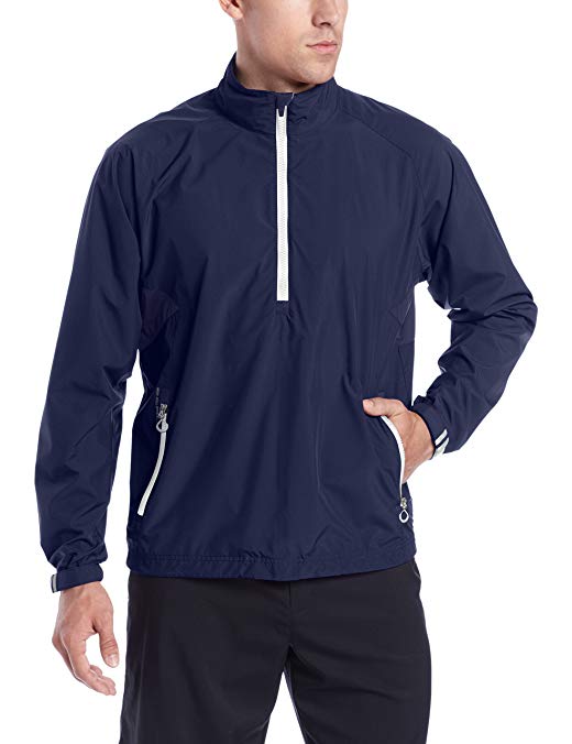 Zero Restriction Men's Power Torque 1/4 Zip Rain Jacket