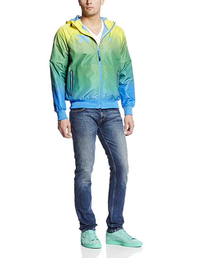 PUMA Men's Brazil 70 Windbreaker Hooded Jacket