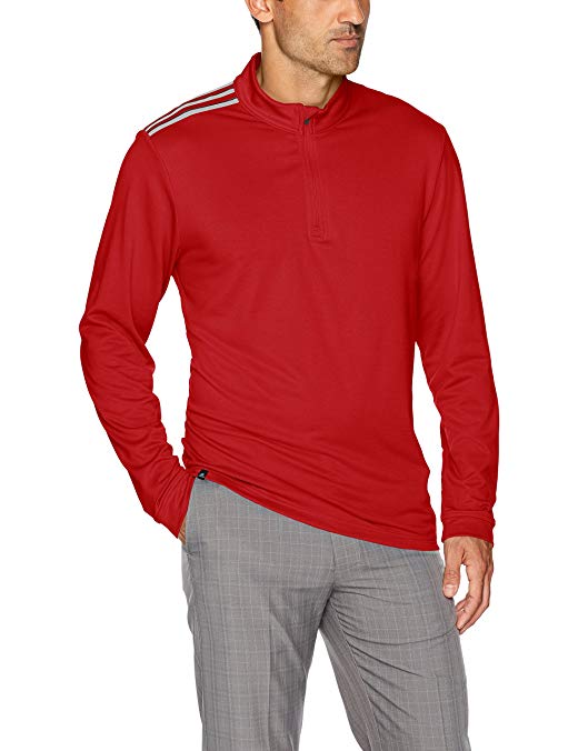 adidas Golf Men's Classic 3-Stripes 1/4 Zip Pullover
