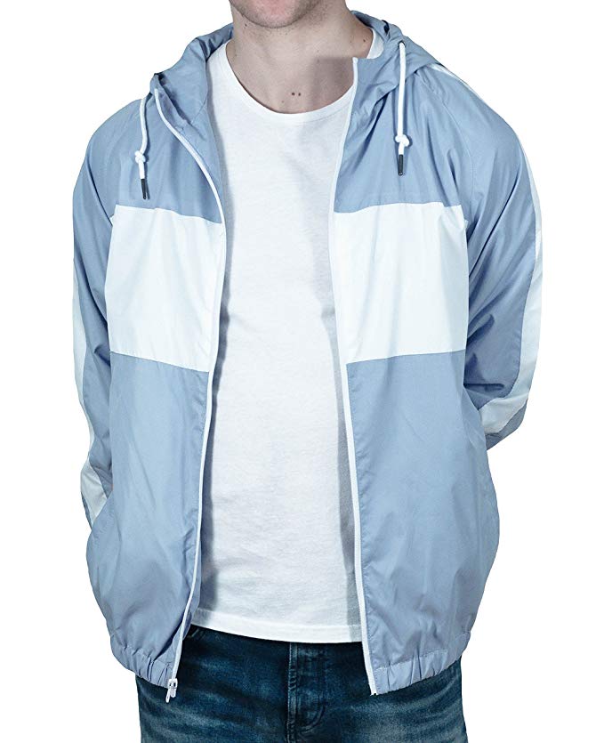 BLEECKER & MERCER Basic Color Block Windbreaker