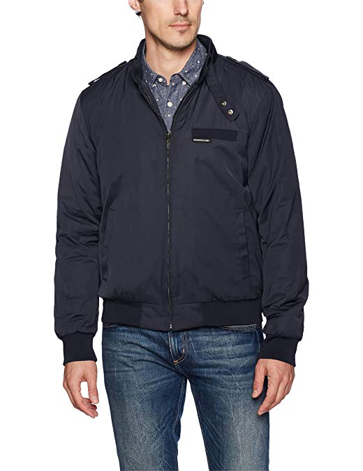 Members Only Men's Cold Weather Original Iconic Racer Jacket