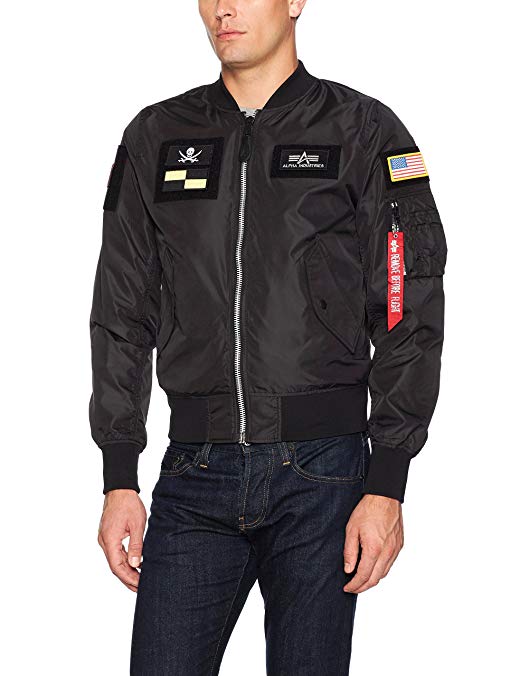 Alpha Industries Men's L-2b Flex Bomber Flight Jacket